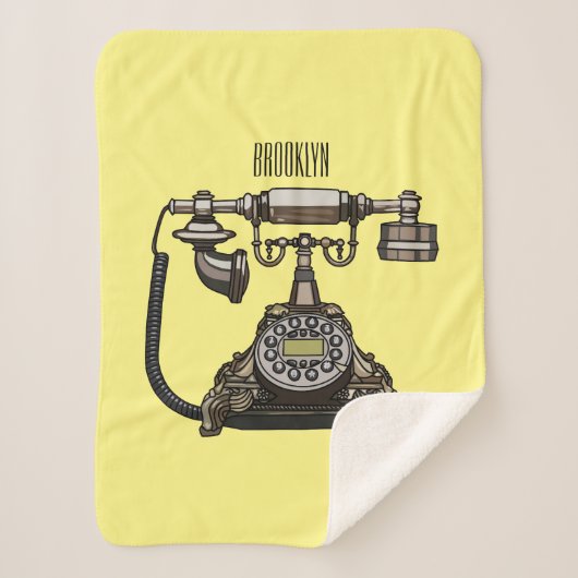 Cartoon-Abbildung Sherpadecke (Vorderseite)