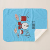 Cartoon-Abbildung Sherpadecke (Vorderseite (Horizontal))