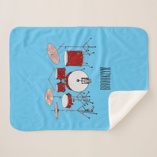 Cartoon-Abbildung Sherpadecke (Vorderseite (Horizontal))