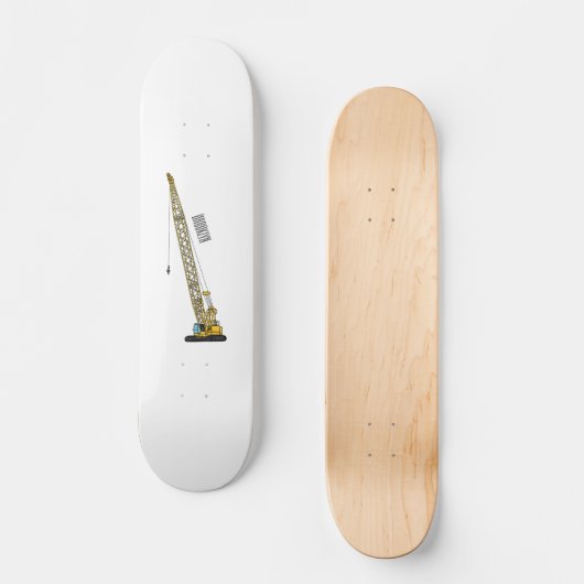 Cartoon-Abbildung Skateboard (Vorderseite)