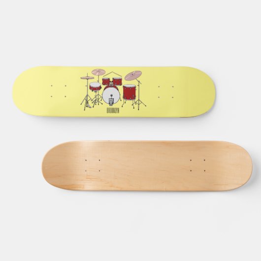 Cartoon-Abbildung Skateboard (Horizontal)
