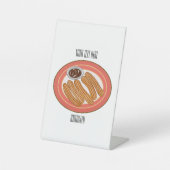 Cartoon-Abbildung Sockelschild (Vorderseite)