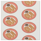 Cartoon-Abbildung Stoff (Nahaufnahme)