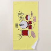 Cartoon-Abbildung Strandtuch (Vorderseite)