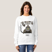 Cartoon-Abbildung Sweatshirt (Vorne ganz)