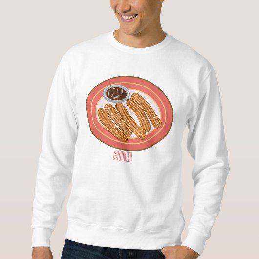 Cartoon-Abbildung Sweatshirt (Vorderseite)