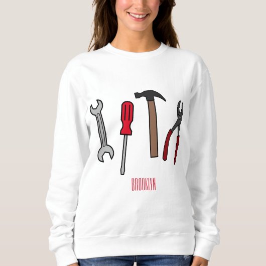 Cartoon-Abbildung Sweatshirt (Vorderseite)