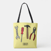 Cartoon-Abbildung Tasche (Rückseite)