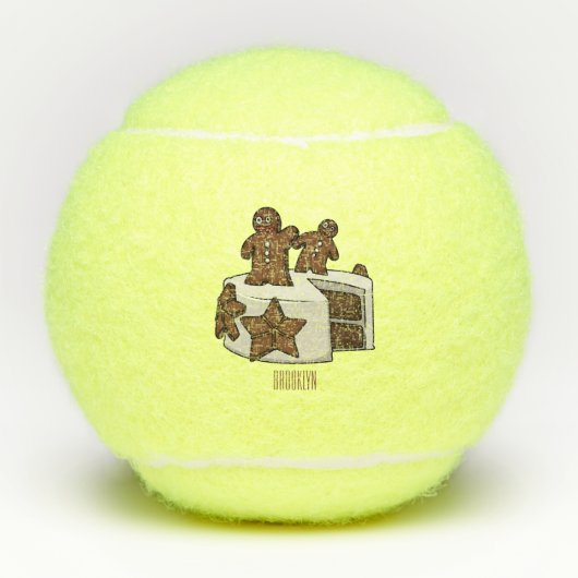 Cartoon-Abbildung Tennisbälle (Vorderseite)