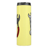 Cartoon-Abbildung Thermosbecher (Rückseite)