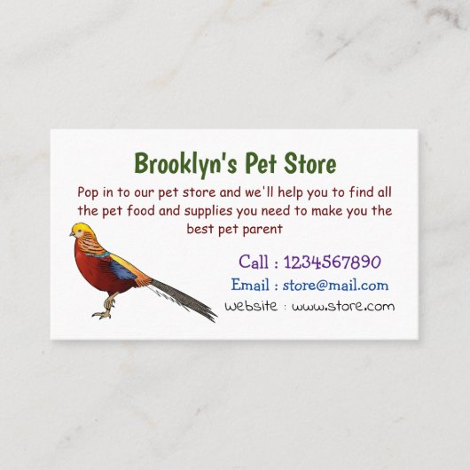 Cartoon-Abbildung Visitenkarte (Vorderseite)