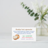 Cartoon-Abbildung Visitenkarte (Stehend Vorderseite)