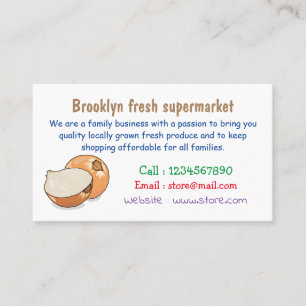 Cartoon-Abbildung Visitenkarte