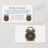 Cartoon-Abbildung Visitenkarte (Vorne/Hinten)