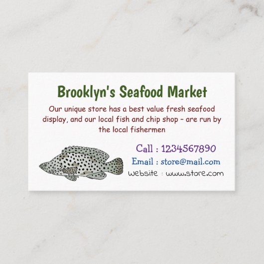 Cartoon-Abbildung Visitenkarte (Vorderseite)