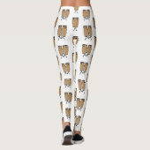Cartoon-Abbildung von Bongo-Trommel Leggings (Rückseite)