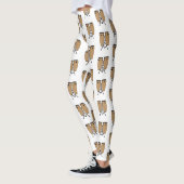 Cartoon-Abbildung von Bongo-Trommel Leggings (Links)