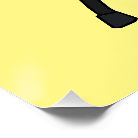 Cartoon-Abbildung von Bongo-Trommel Poster (Ecke)