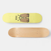 Cartoon-Abbildung von Bongo-Trommel Skateboard (Horizontal)