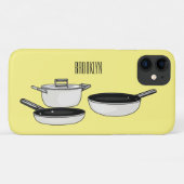 Cartoon-Abbildung von Cookware-Sets Case-Mate iPhone Hülle (Rückseite (Horizontal))