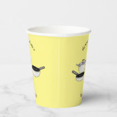 Cartoon-Abbildung von Cookware-Sets Pappbecher (Rechts)