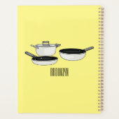 Cartoon-Abbildung von Cookware-Sets Planer (Rückseite)