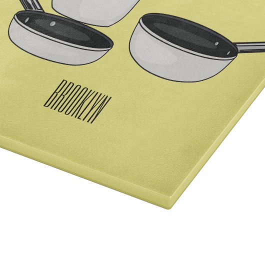 Cartoon-Abbildung von Cookware-Sets Schneidebrett (Ecke)