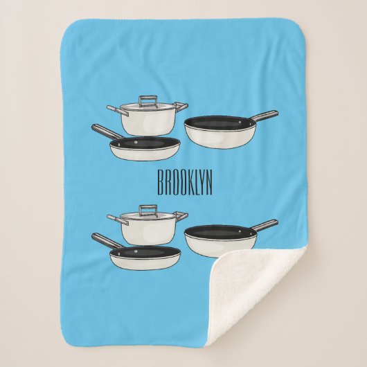 Cartoon-Abbildung von Cookware-Sets Sherpadecke (Vorderseite)