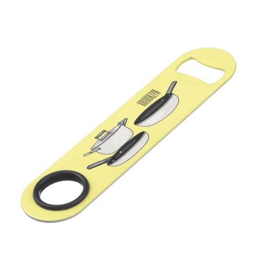 Cartoon-Abbildung von Cookware-Sets Speed Flaschenöffner (Vorderseite Schrägansicht)