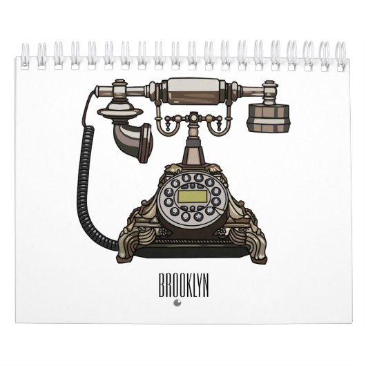 Cartoon-Abbildung von Zuhause Kalender (Titelbild)
