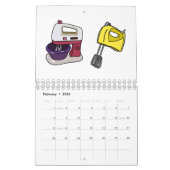 Cartoon-Abbildung von Zuhause Kalender (Feb 2026)