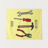 Cartoon-Abbildung Wandteppich (Vorderseite (Horizontal))