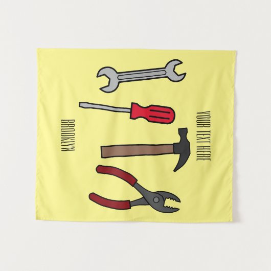 Cartoon-Abbildung Wandteppich (Vorderseite (Horizontal))