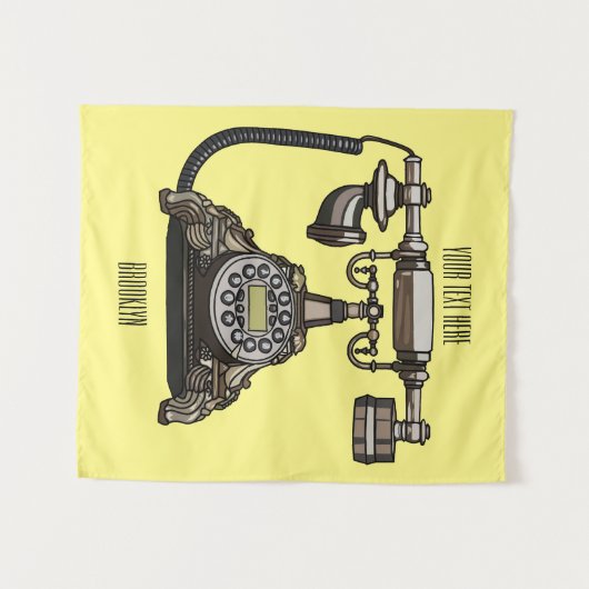 Cartoon-Abbildung Wandteppich (Vorderseite (Horizontal))