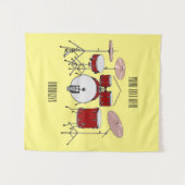 Cartoon-Abbildung Wandteppich (Vorderseite (Horizontal))