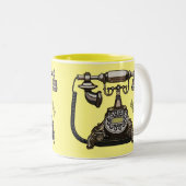 Cartoon-Abbildung Zweifarbige Tasse (VorderseiteRechts)