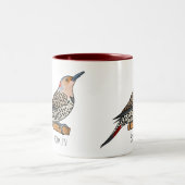 Cartoon-Abbildung Zweifarbige Tasse (Mittel)