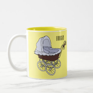 Cartoon-Abbildung Zweifarbige Tasse