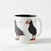 Cartoon-Abbildung Zweifarbige Tasse (VorderseiteRechts)