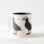 Cartoon-Abbildung Zweifarbige Tasse (Vorderseite Links)