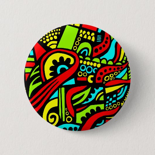 Cartoon Abstrakt Button (Vorderseite)