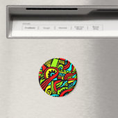 Cartoon Abstrakt Magnet (In Situ (Geschirrspüler))