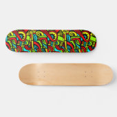 Cartoon Abstrakt Skateboard (Horizontal)