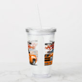 Cartoon Acryltrinkbecher (Links)