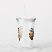 Cartoon Acryltrinkbecher (Links)