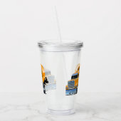 Cartoon Acryltrinkbecher (Links)