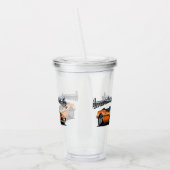 Cartoon Acryltrinkbecher (Links)
