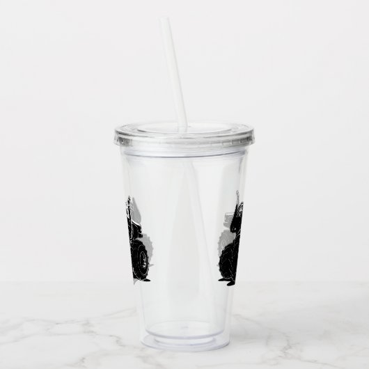 Cartoon Acryltrinkbecher (Links)