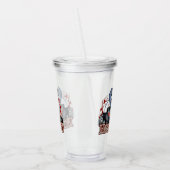 Cartoon Acryltrinkbecher (Links)
