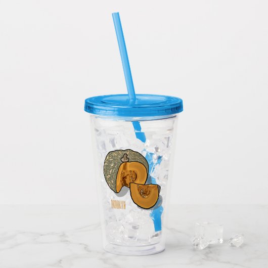 Cartoon Acryltrinkbecher (Vorderseite Ice)